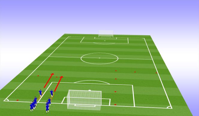 Football/Soccer Session Plan Drill (Colour): Dynamic Movement