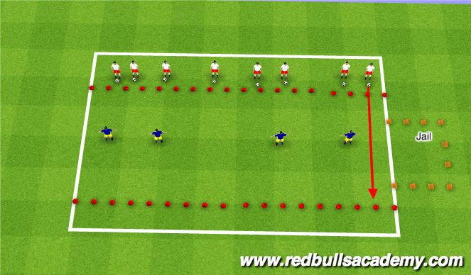 Football/Soccer Session Plan Drill (Colour): Main Theme