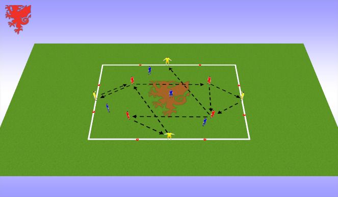 Football/Soccer Session Plan Drill (Colour): Screen 1
