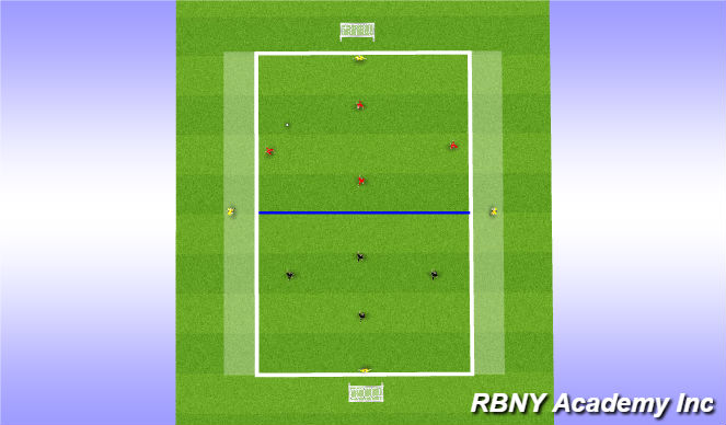 Football/Soccer Session Plan Drill (Colour): COND GAME
