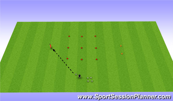 Football/Soccer Session Plan Drill (Colour): Screen 1