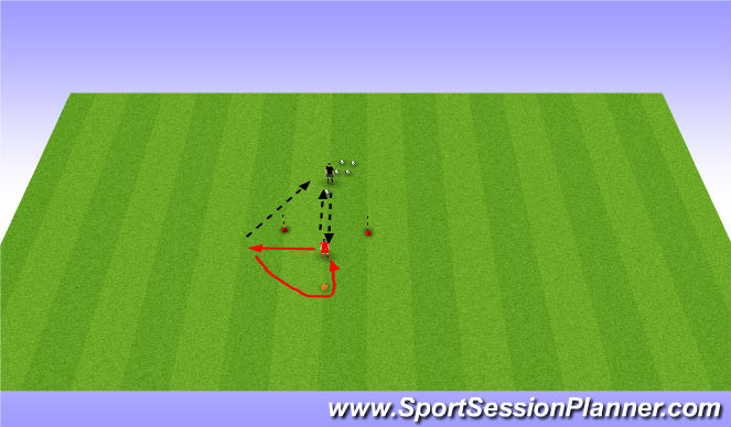 Football/Soccer Session Plan Drill (Colour): Screen 4