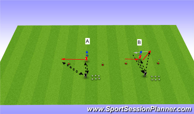 Football/Soccer Session Plan Drill (Colour): Screen 5