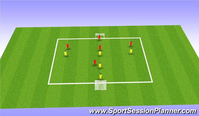 Football/Soccer Session Plan Drill (Colour): Screen 3