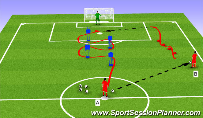 Football/Soccer Session Plan Drill (Colour): Screen 7