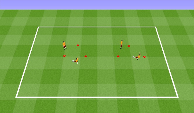 Football/Soccer Session Plan Drill (Colour): Screen 1