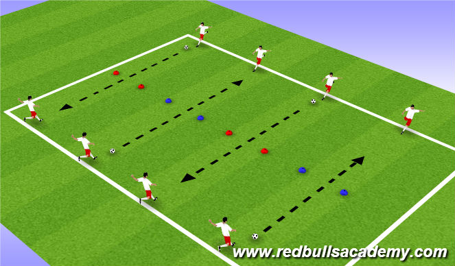 Football/Soccer Session Plan Drill (Colour): Main Theme
