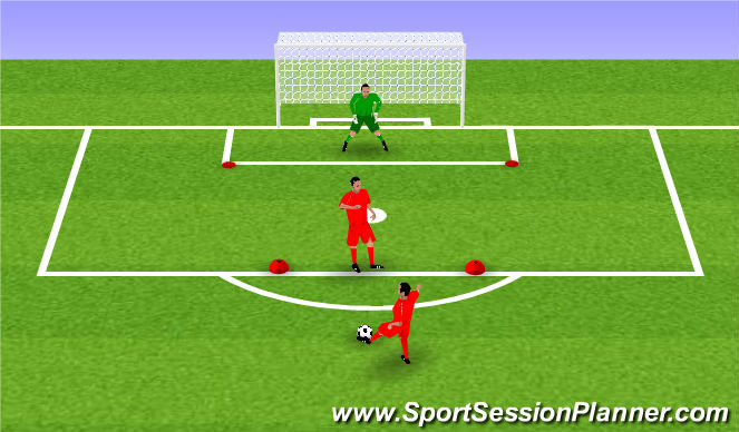 Football/Soccer Session Plan Drill (Colour): Animation 2