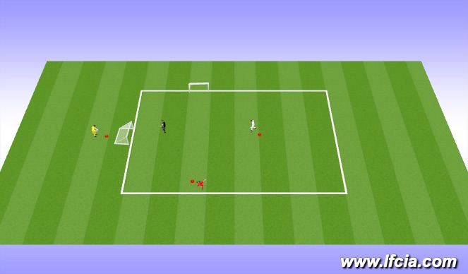 Football/Soccer Session Plan Drill (Colour): Skill Development