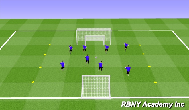 Football/Soccer Session Plan Drill (Colour): S.S.G