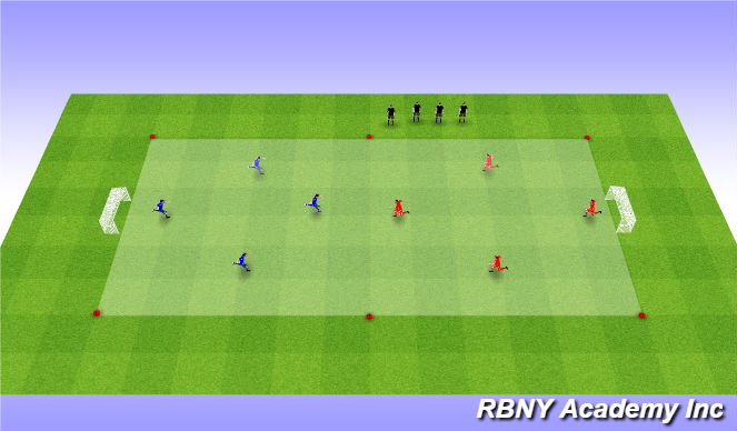 Football/Soccer Session Plan Drill (Colour): Game