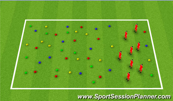 Football/Soccer Session Plan Drill (Colour): Screen 1