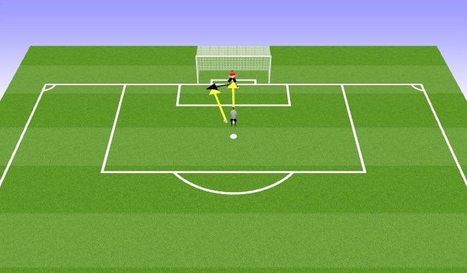 Football/Soccer Session Plan Drill (Colour): Prises de balle + mise au sol