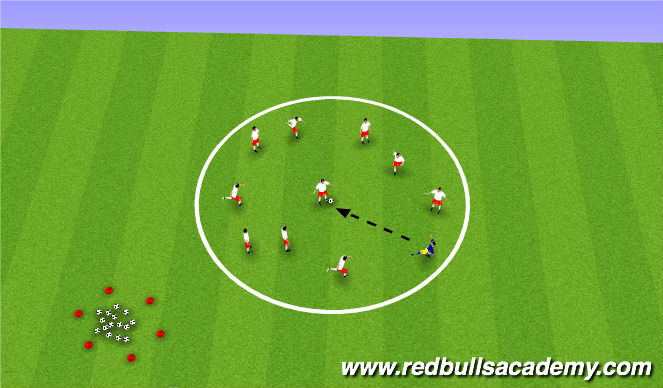 Football/Soccer Session Plan Drill (Colour): Ghostbusters