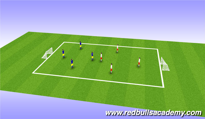 Football/Soccer Session Plan Drill (Colour): Free Play