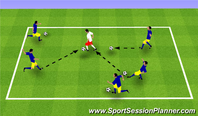 Football/Soccer Session Plan Drill (Colour): OUCH