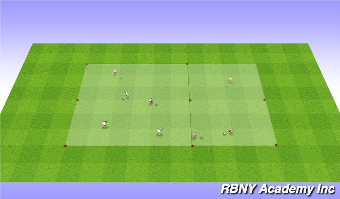 Football/Soccer Session Plan Drill (Colour): Introduction