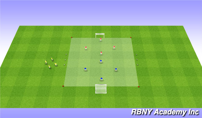 Football/Soccer Session Plan Drill (Colour): Match