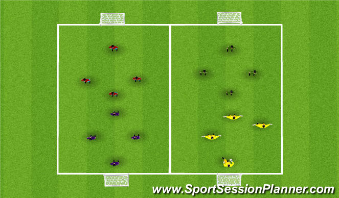Football/Soccer Session Plan Drill (Colour): World Cup Tournament