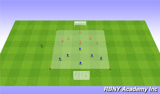 Football/Soccer Session Plan Drill (Colour): Match