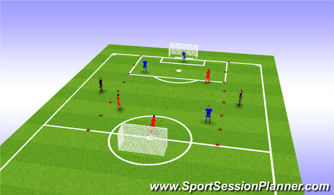 Football/Soccer Session Plan Drill (Colour): Screen 1