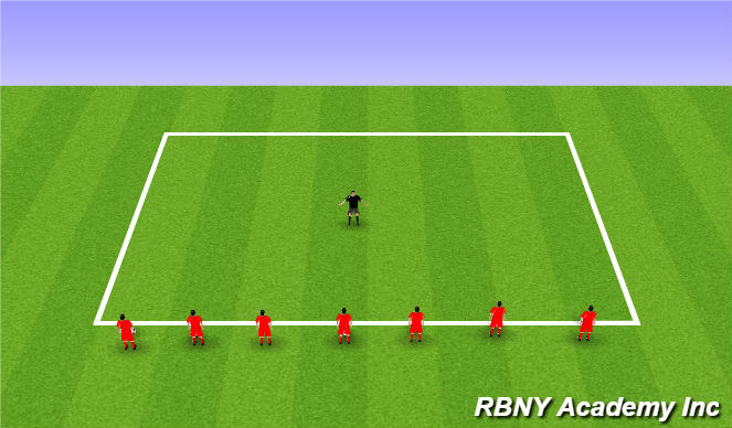 Football/Soccer Session Plan Drill (Colour): 1