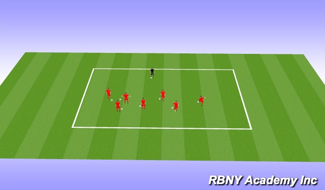 Football/Soccer Session Plan Drill (Colour): Warm Up Gio Says