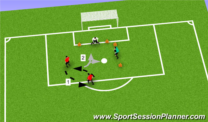 Football/Soccer Session Plan Drill (Colour): Screen 2