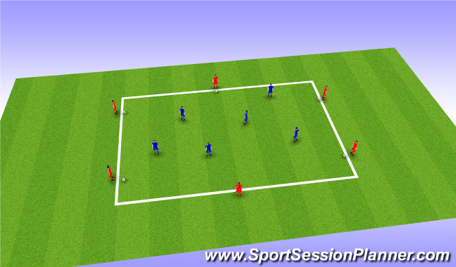 Football/Soccer Session Plan Drill (Colour): Part 1