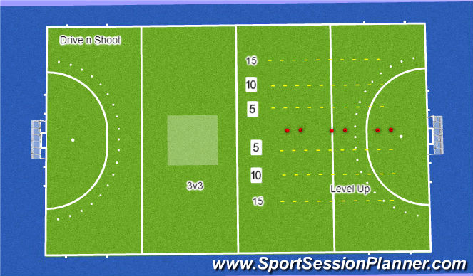 Hockey Session Plan Drill (Colour): Layout