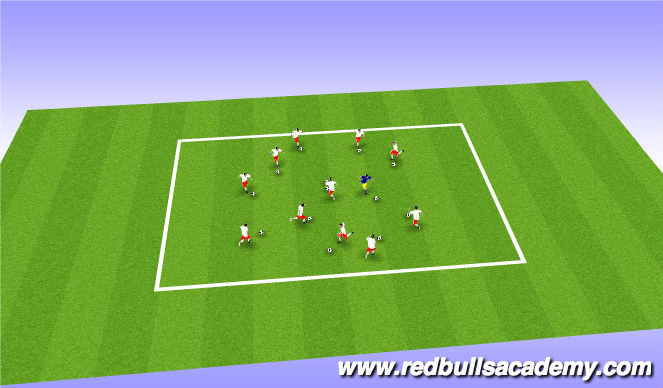 Football/Soccer Session Plan Drill (Colour): Main Theme