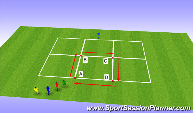 Football/Soccer Session Plan Drill (Colour): Screen 1