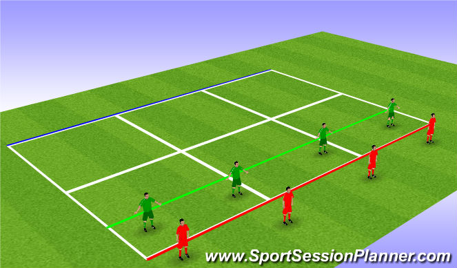 Football/Soccer Session Plan Drill (Colour): Screen 4