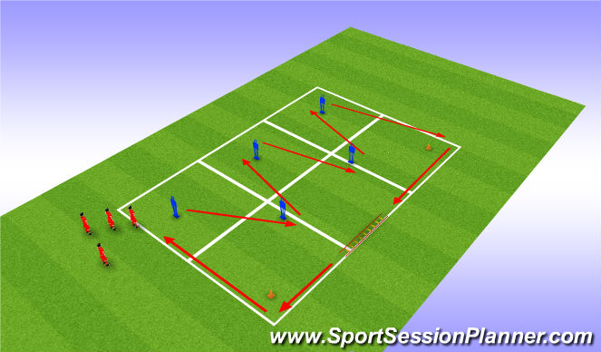 Football/Soccer Session Plan Drill (Colour): Screen 5