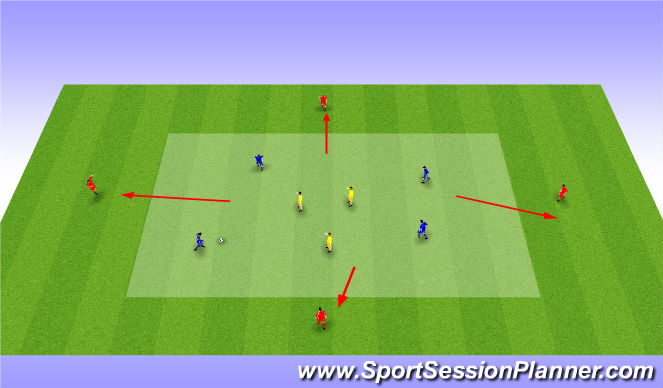 Football/Soccer Session Plan Drill (Colour): Screen 2