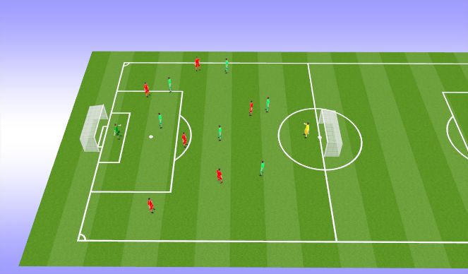 Football/Soccer Session Plan Drill (Colour): Small sided game.