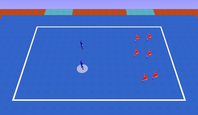 Futsal Session Plan Drill (Colour): Arrival