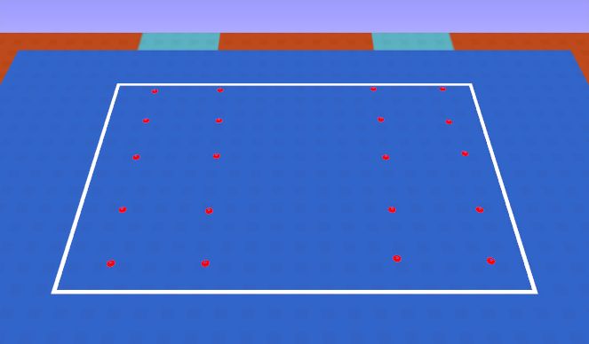 Futsal Session Plan Drill (Colour): Ball Mastery