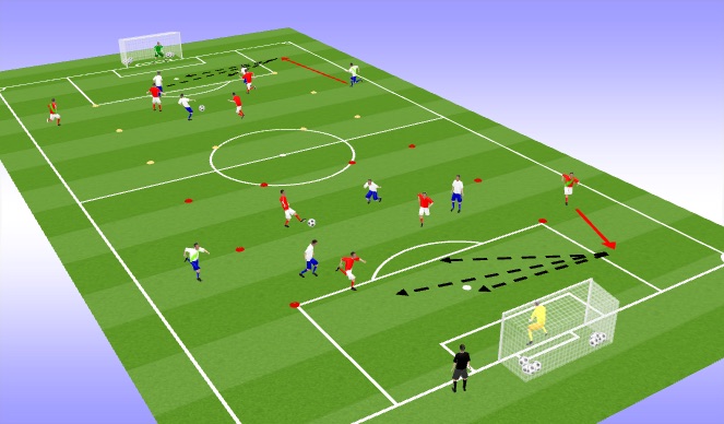 Football/Soccer Session Plan Drill (Colour): TR3