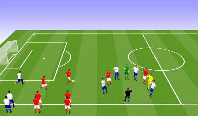 Football/Soccer Session Plan Drill (Colour): Cool-Down