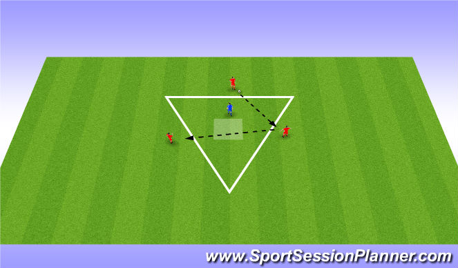 Football/Soccer Session Plan Drill (Colour): Session 1