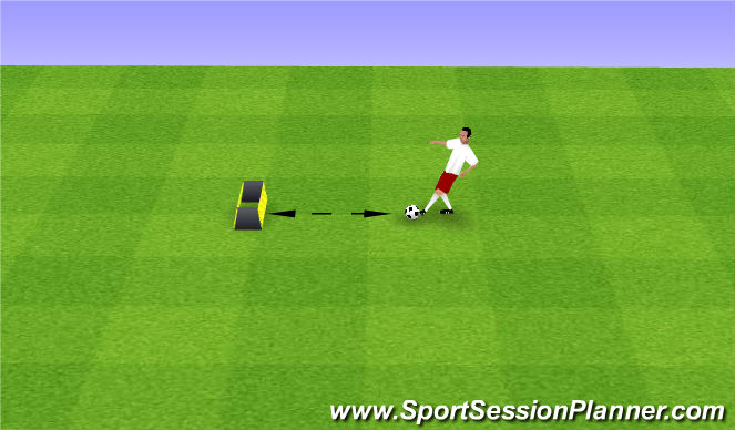 Football/Soccer Session Plan Drill (Colour): Futsal Wall Work
