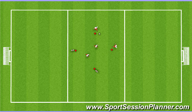 Football/Soccer Session Plan Drill (Colour): Screen 1