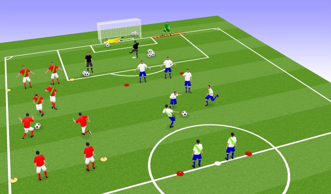 Football/Soccer Session Plan Drill (Colour): TR2