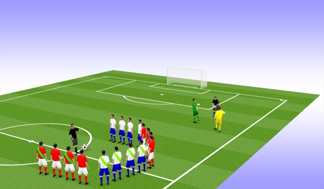 Football/Soccer Session Plan Drill (Colour): Cool-down
