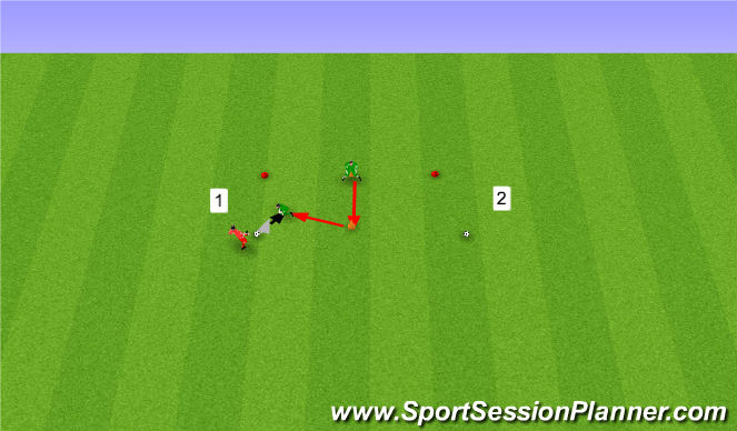 Football/Soccer Session Plan Drill (Colour): Screen 2