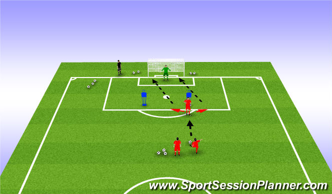 Football/Soccer Session Plan Drill (Colour): Screen 1