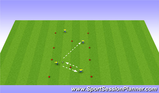 Football/Soccer Session Plan Drill (Colour): soccer tennis