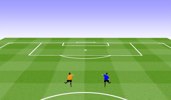 Football/Soccer Session Plan Drill (Colour): Passing