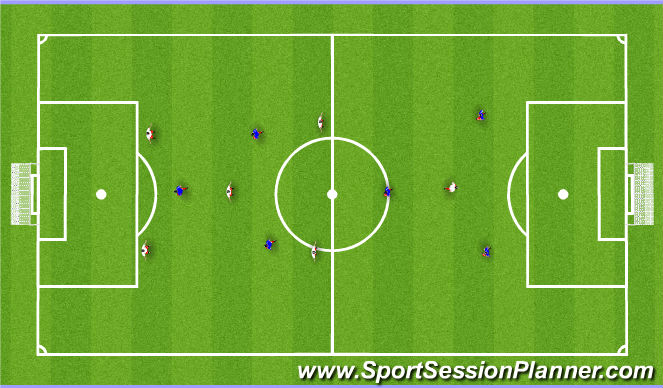 Football/Soccer Session Plan Drill (Colour): Screen 4